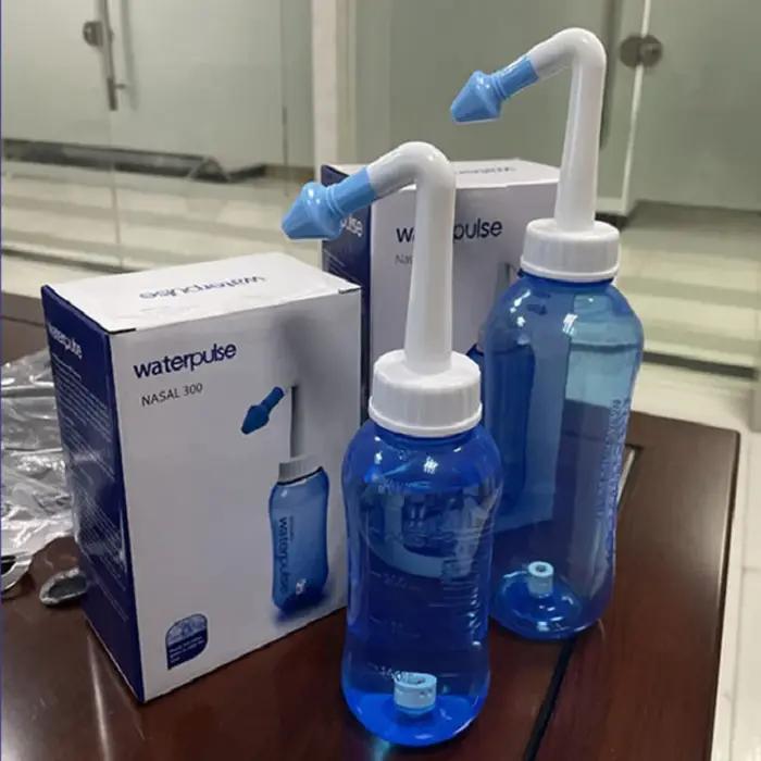 Irrigateur nasal 300ml 500ml, bouteilles de rinçage, nettoyeur de nez à impulsion d'eau, Pot Neti po
