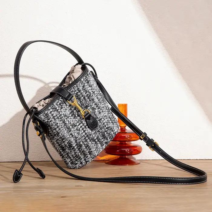 Sac de téléphone de vacances été nouveau sac à main tissé en herbe PP sac à bandoulière pour femme