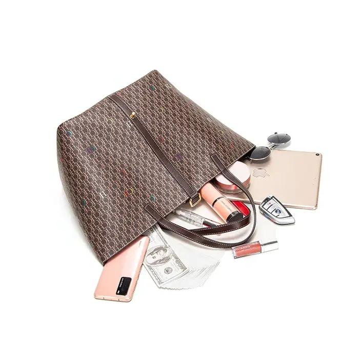 Sac fourre-tout de luxe léger pour femme, grande capacité, motif lettres, sac à main pour le quotidi