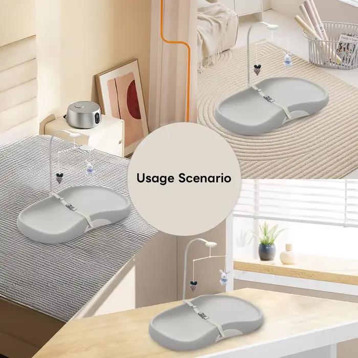 Matelas à langer profilé de style pépinière – Conception nettoyante et antidérapante pour les tables