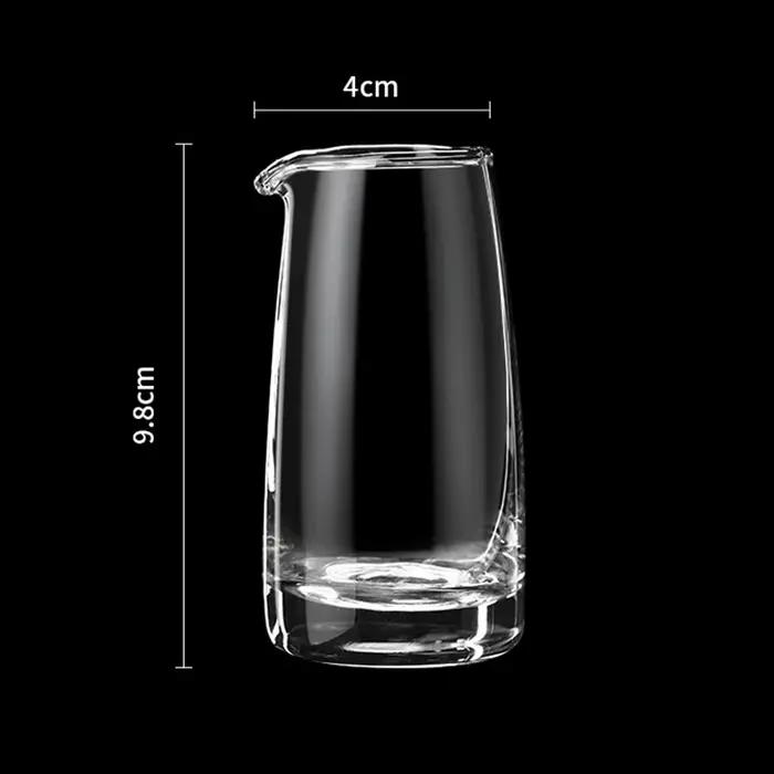 Distributeur de vin rouge transparent, carafe de petite capacité, outils pour verres à vin de port,