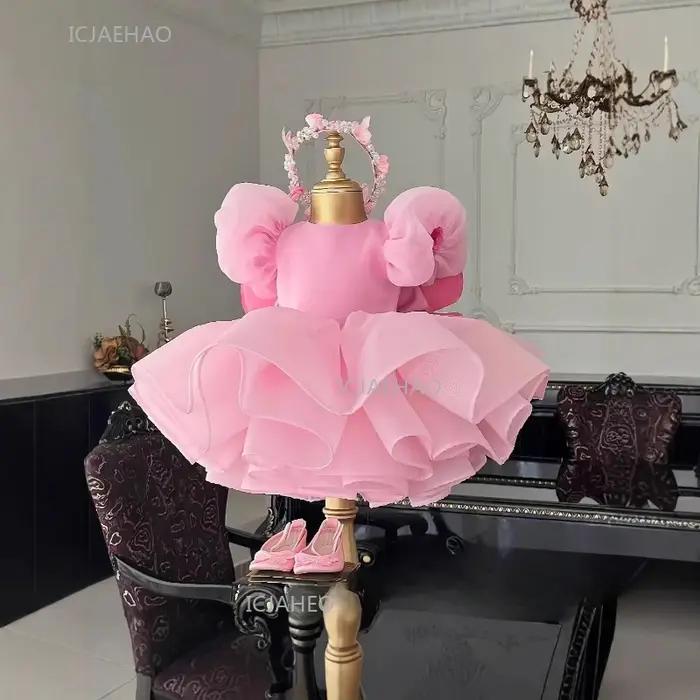 Robe de fête avec ailes, joli tutu, costume de fée, robe de princesse pour anniversaire, concours de