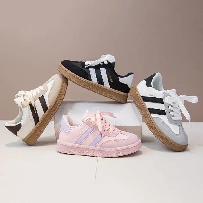 Chaussures De planche pour enfants baskets pour garçons 3-18 ans kaki garçons filles chaussures simp