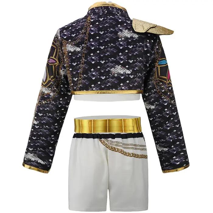 Costume Halloween K-POP chasseuse démoniaque Zoe Cosplay 3 pièces noir - Robe spectacle filles