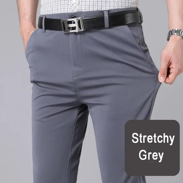 Pantalon décontracté intelligent pour hommes, extensible, sport, séchage rapide, pleine longueur, dr