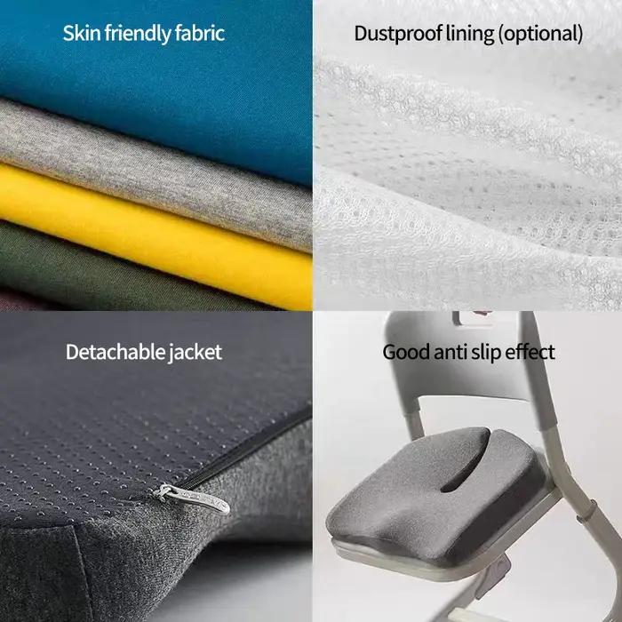 Coussin de siège rehausseur en mousse à mémoire de forme pour conducteur voiture confort universel toutes saisons