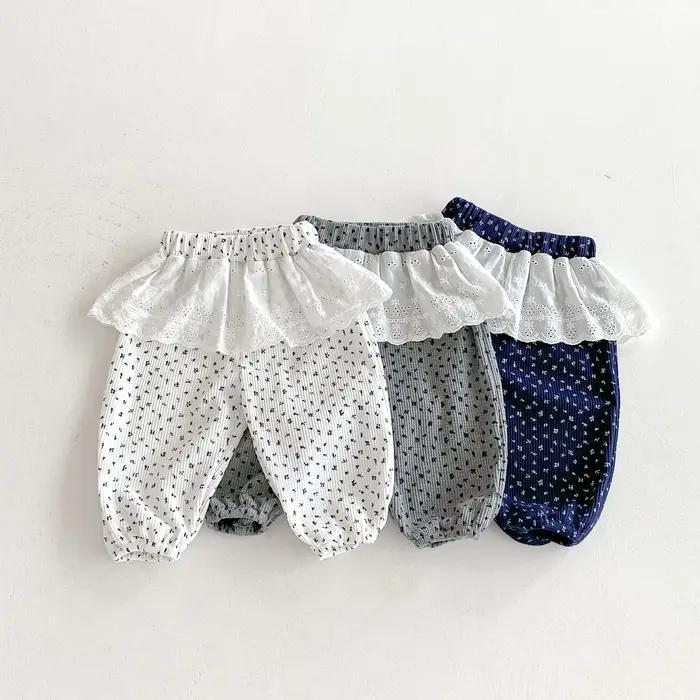 Leggings d'automne pour bébés filles, pantalons longs de style coréen pour nourrissons et tout-petit