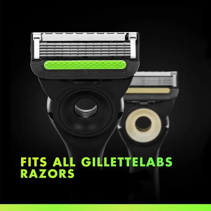 Recharges de lames de rasoir Gillette Labs pour hommes, compatibles avec les rasoirs Gillette Labs -
