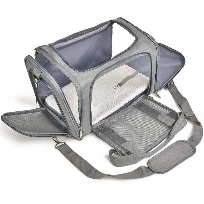Sac de Transport pour chiens, sac à dos latéral souple, porte-animaux de compagnie, sacs de voyage p