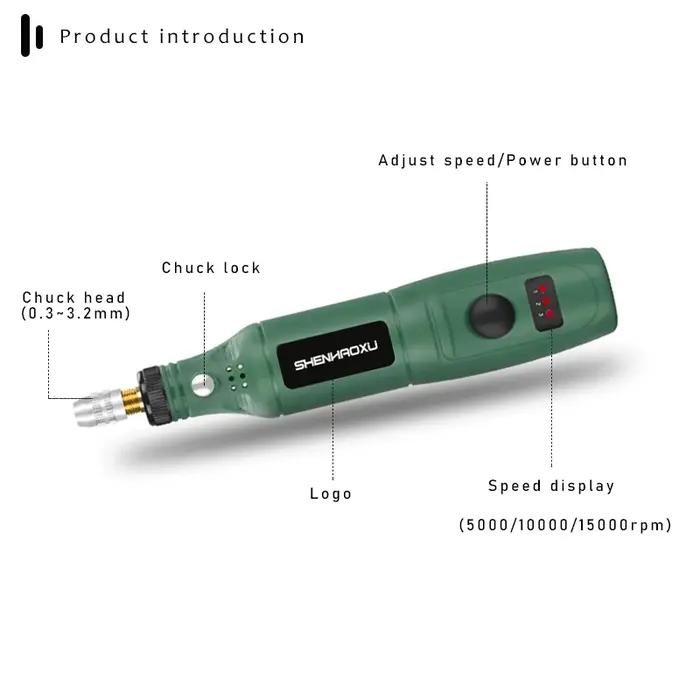 Mini perceuse électrique 100V ~ 240V, outils électriques, broyeur multifonctionnel, stylo de gravure