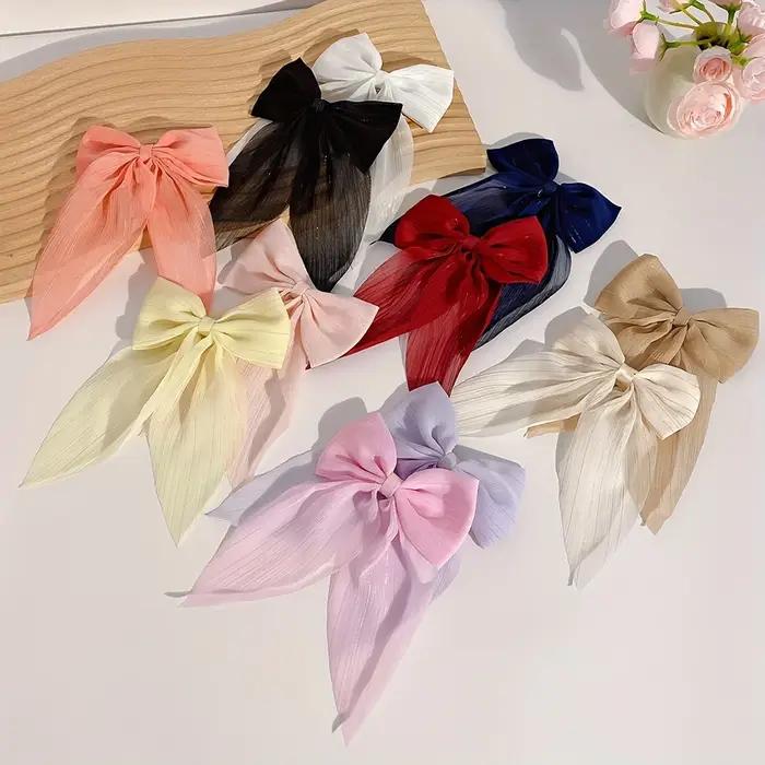 Épingles à cheveux à nœud doux qui ne blesse pas les cheveux, mignonnes et polyvalentes, 11 pièces