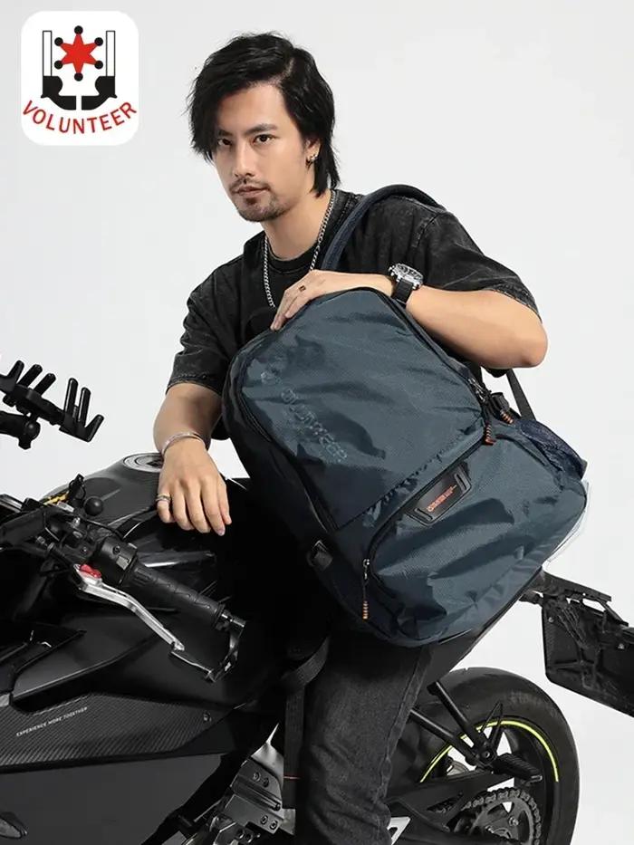 VOLUNTEER sacs à dos pour hommes mode étanche voyage randonnée ordinateur portable école sac à dos m