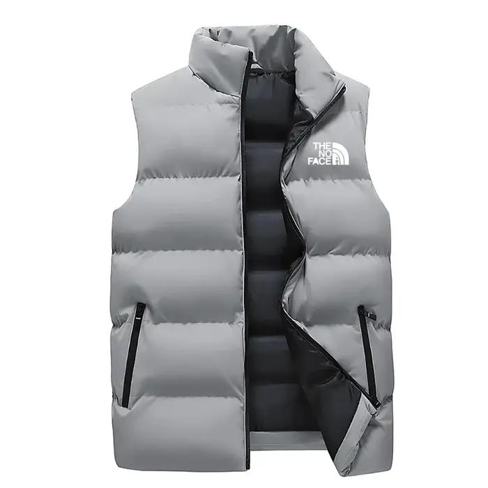 Veste à manches longues pour hommes - manteau sans manches élégant - manteau d'hiver imperméable à f