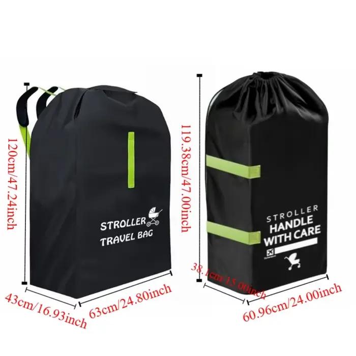 Poussette de voyage légère conception étanche pour bébé sac de rangement universel pour les déplacements familiaux sorties vacances