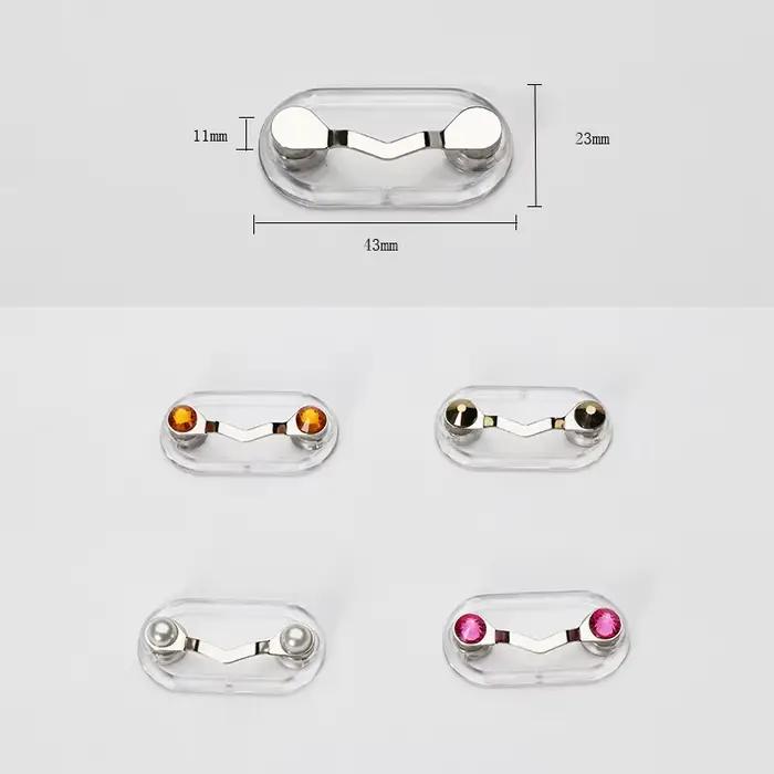 Porte-lunettes magnétique garder les lunettes supports de lunettes magnétiques sûrs Badge d'identifi