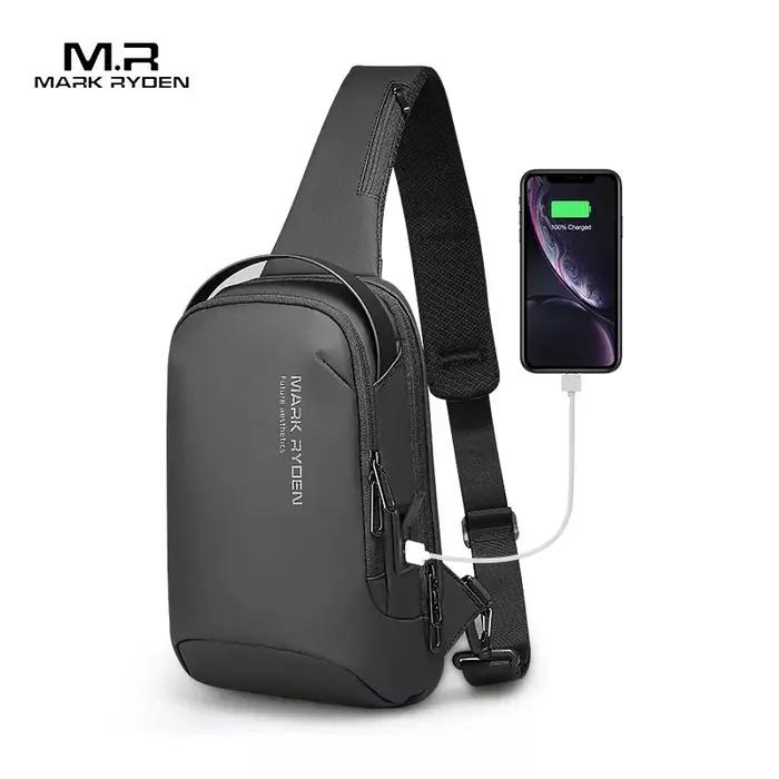 Mark Ryden sac à bandoulière pour hommes sac de poitrine de sport hydrofuge sacs