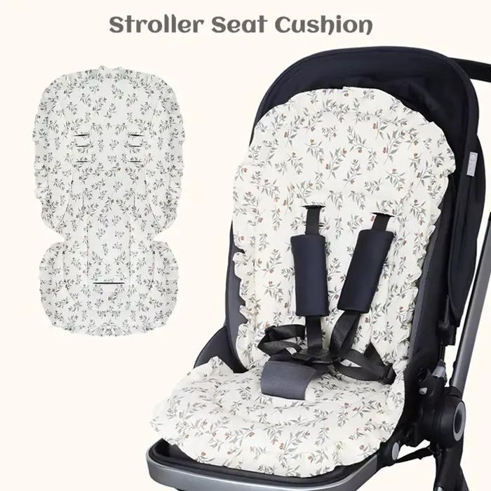 Coussins de siège de poussette pour bébé, chauds, en coton épais, pour enfant, universels, quatre sa