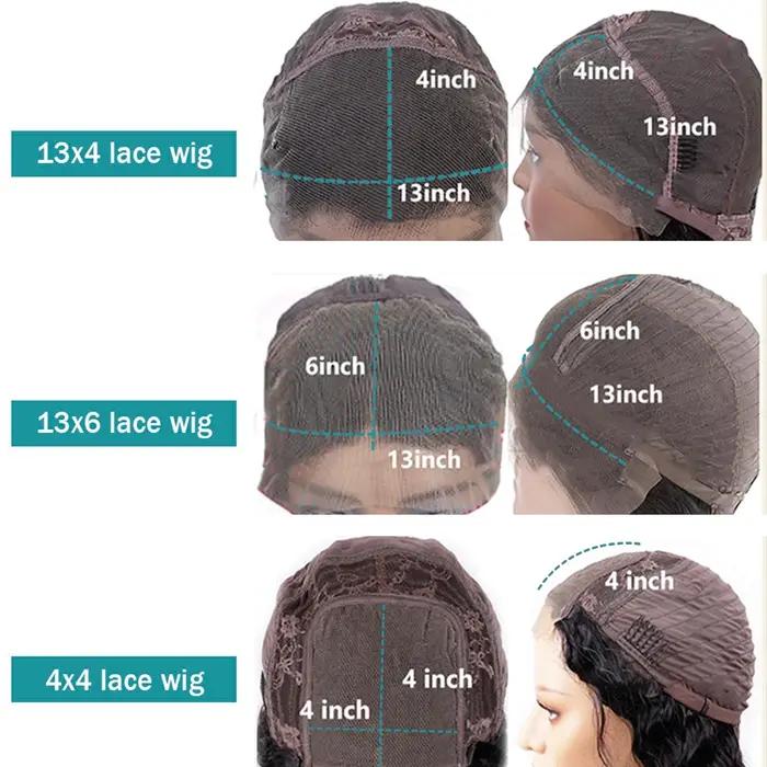 Perruques de cheveux humains Body Wave pour femmes, densité 180, brésilienne, 13x4, 13x6, 4x4, HD, f