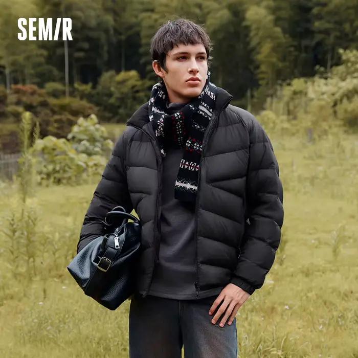 Semir doudoune hommes trois vêtements d'extérieur résistants léger mince doublure col montant haut 2