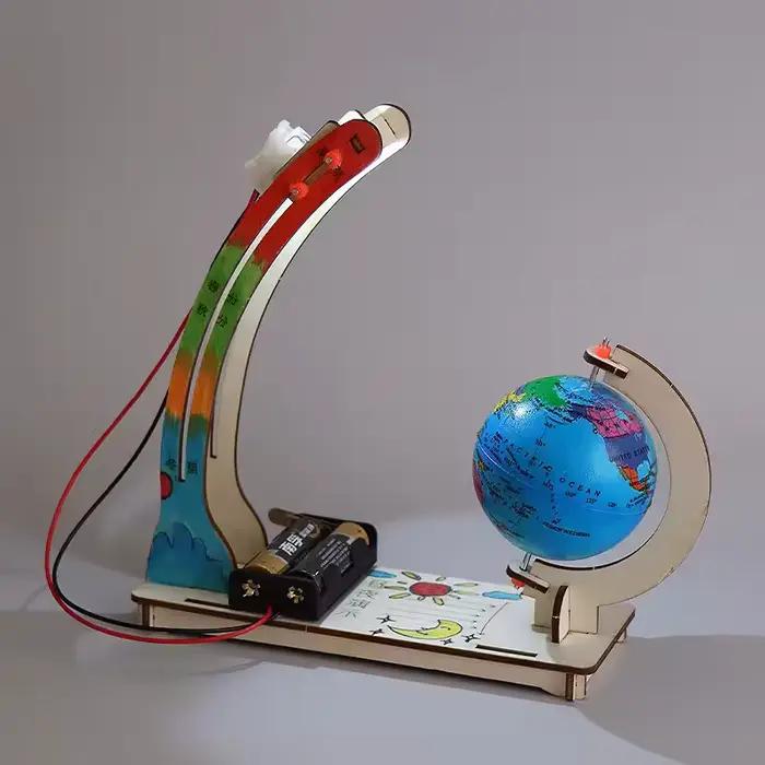 Bricolage modèle de terre jour nuit Cycle Science Kit tige éducatif Globe jouet pour enfants salle d