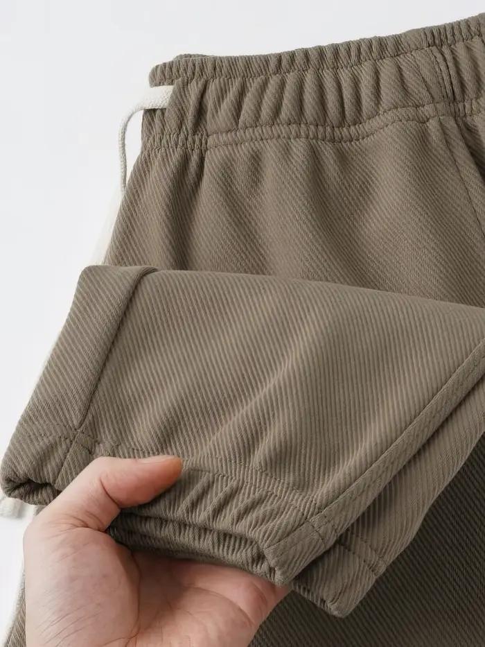 65% coton sergé Baggy décontracté survêtement pantalon hommes 380g Anti-rides vêtements de travail p