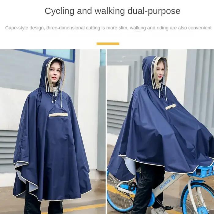 Manteau imperméable pour enfants, sacs d'école de style cape, version coréenne avancée, poncho pour