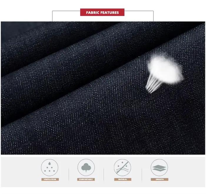 MIJKO noir bleu hommes Baggy jean droit couleur unie Cleanfit ample décontracté Denim pantalon unise