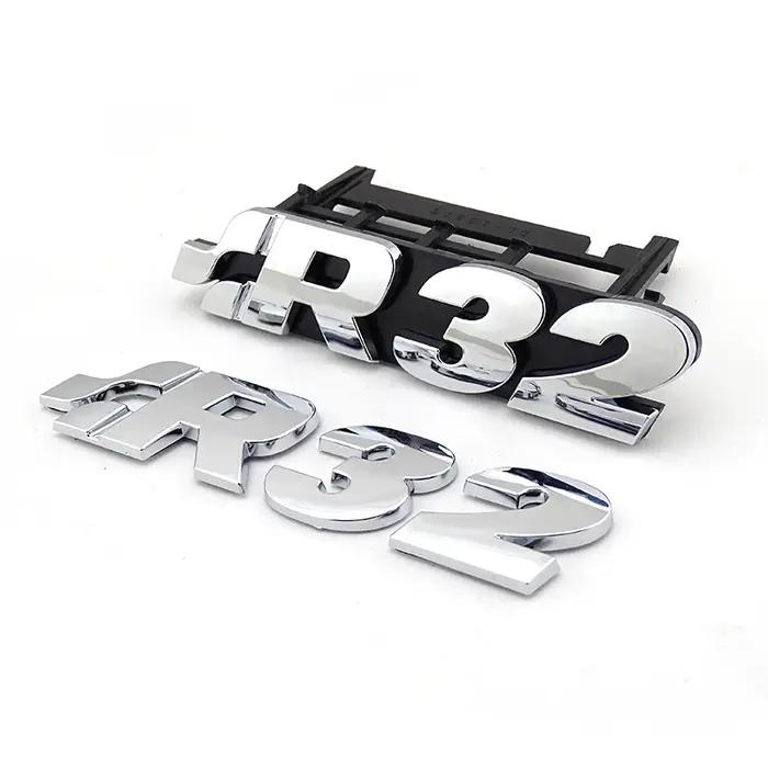 Emblème de grille brillante pour VW Golf R32, Golf 4, Golf 5, Boot Logo, Mm, 1999-2008