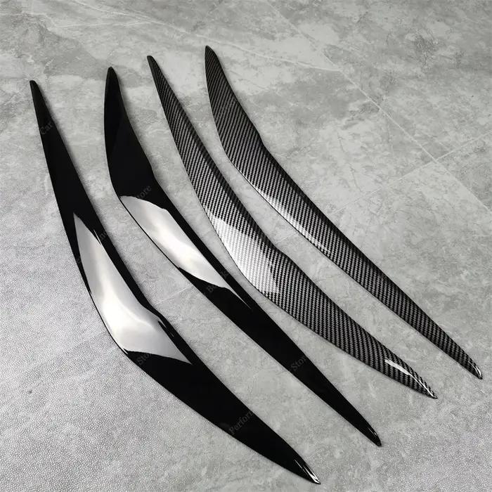 2 pièces ABS brillant phare mauvais sourcils paupières pour BMW F20 F21 1 série 116d 118i 120i 120d