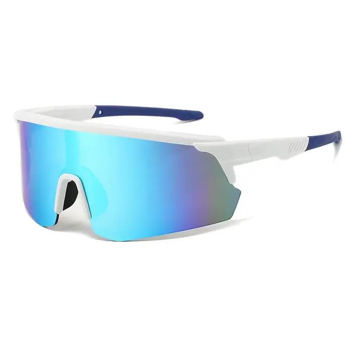 Lunettes de soleil de sport surdimensionnées pour hommes, lunettes de cyclisme, miroir, pour l'extér