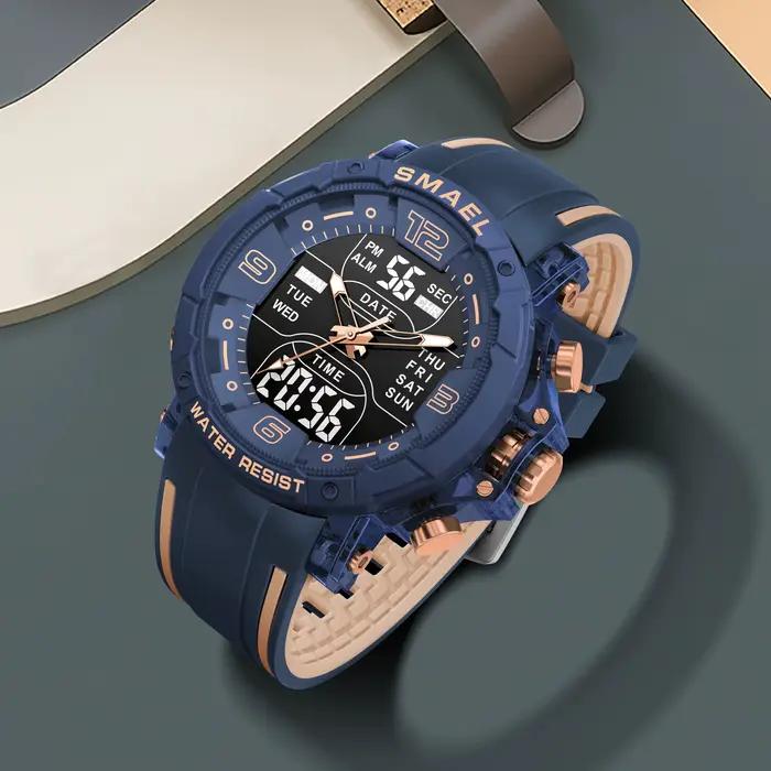 SMAEL marque 8140 étanche livraison directe montre réveil veilleuse jeune mode affaires Quartz Sport
