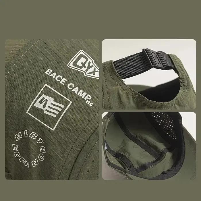 Casquette de baseball unisexe respirante 1 pièce, casquette de golf respirante coupe-vent pour campi