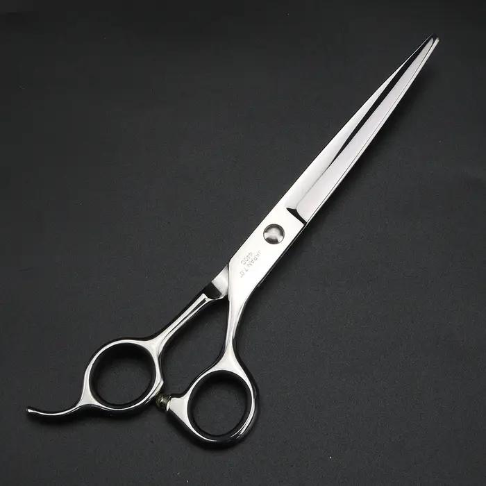XUANFENG – ciseaux à cheveux de 7 pouces, ciseaux de coupe de barbier en acier 440C avec vis à tensi