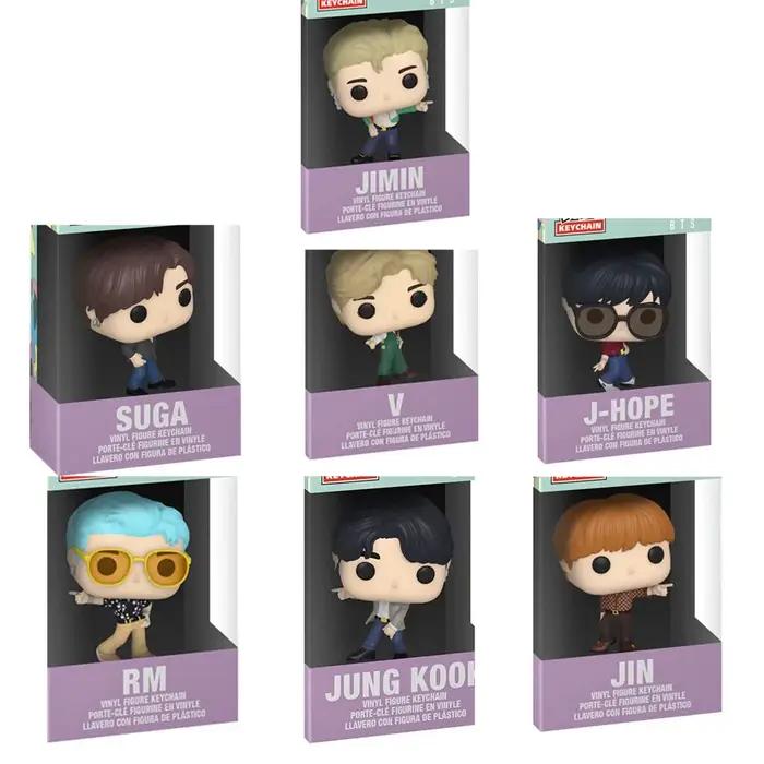 Porte-clés de poche Suga V Jin, jouets de Collection, figurine JK RM Jimin