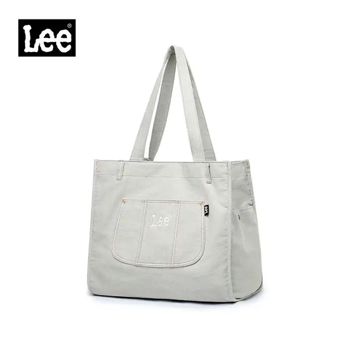 Sac fourre-tout en jean grande capacité LEE à multiples poches pour femme – Tendance, idéal pour le