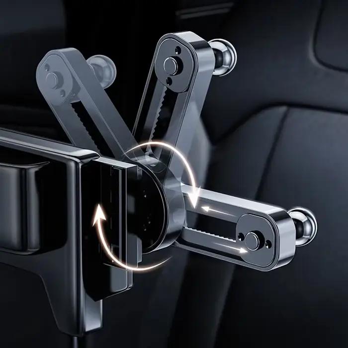 Support de téléphone de voiture 360° réglable tige d'extension boule de 17mm pour smartphones conducteur tablette navigation confortable
