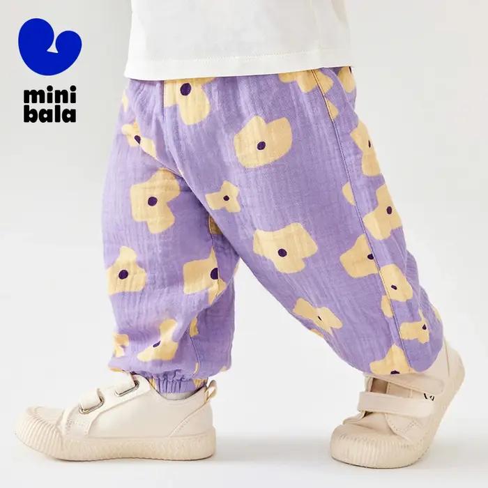 Mini Bala – pantalons d'été pour garçons et filles, séchage rapide, anti-moustiques, amples, doux po