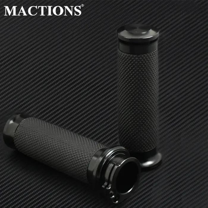 Poignées universelles pour moto, 1 ", 25mm, noires, pour Harley Touring Road King Dyna VRSC Sportste