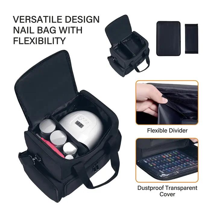 Étui de rangement de vernis à ongles de grande capacité, 80 bouteilles, rangement de voyage Portable