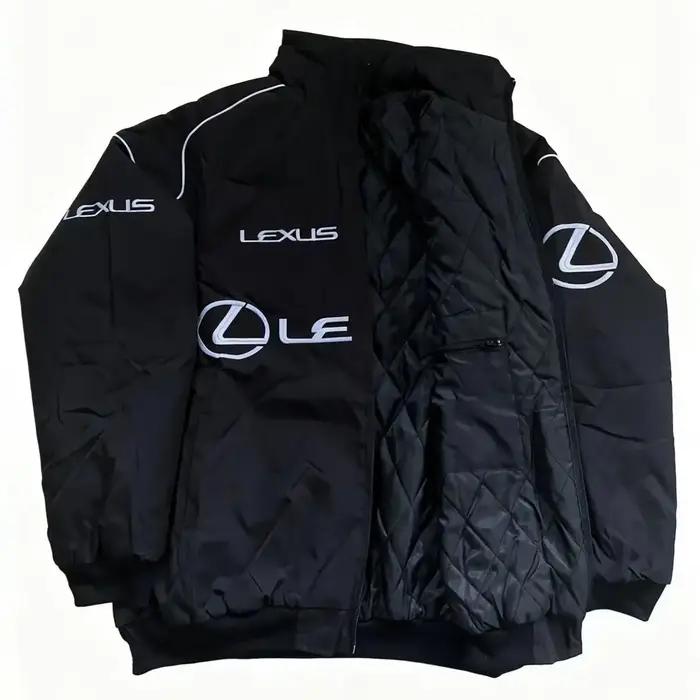 Blouson en coton brodé haut de gamme Lexus pour la course F1 et la moto, veste de moto chaude, vêtem