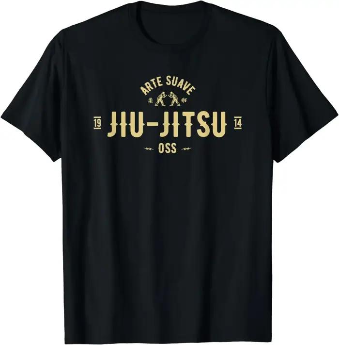 Jiu Jitsu brésilien chemise Arte Suave Oss T-Shirt BJJ T-Shirt hommes vêtements hauts Streetwear Cam