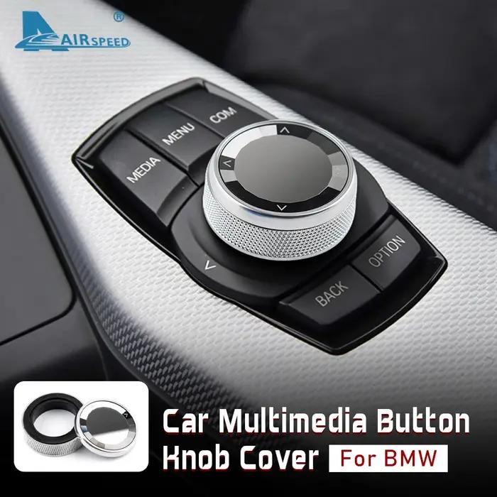 Cache-bouton multimédia pour BMW Série 1 3 5 6 7 X1 X3 X4 X5 X6 E90 E92 E70 E71 E60 F15 F20 F21 F30