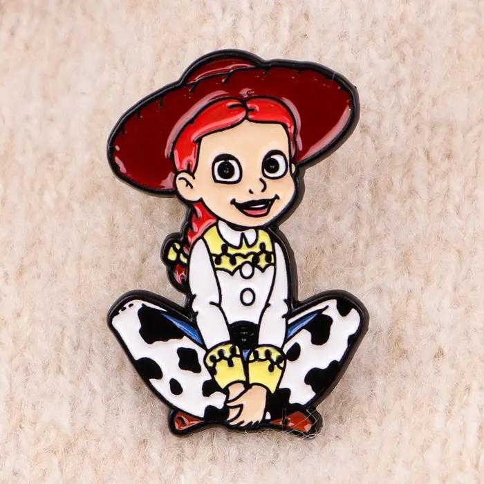 Lot de 20/50/100 broches en émail sur le thème des animaux, série Princesse de dessin animé, épingle