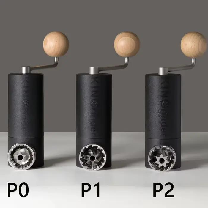 KINGrinder P0/P2 moulin à café manuel léger pour pot Moka goutte à goutte avec assemblage cohérence