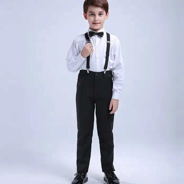LOlanta 6 pièces costumes classiques pour garçons pour les mariages Blazer formel enfants chemise de