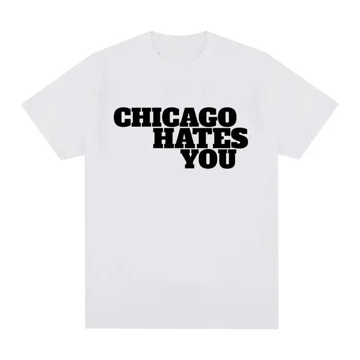 Rappeur chef Keef Chicago déteste vous même Style T-shirt hommes mode Hip Hop surdimensionné T-shirt