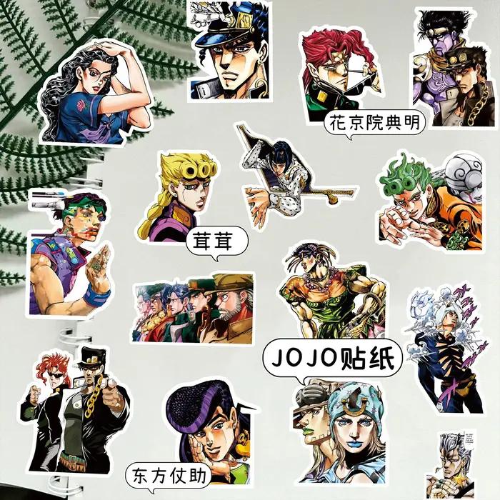 10/40/82 PIÈCES Chaud Anime JoJo's Bizarre Adventure Cool Personnalité Créative Décorative Graffiti