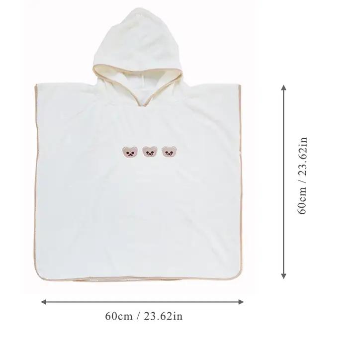 Serviette de bain à capuche en velours de corail doux pour bébé, peignoir pour enfant, mignon, Anima