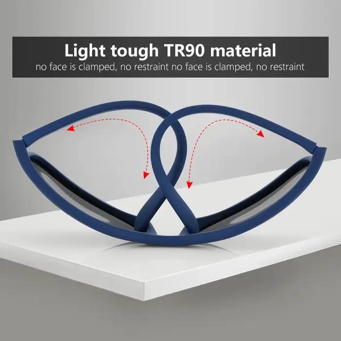 ZENOTTIC TR-90 lunettes de soleil polarisées flexibles hommes Sport de plein air lunettes de soleil