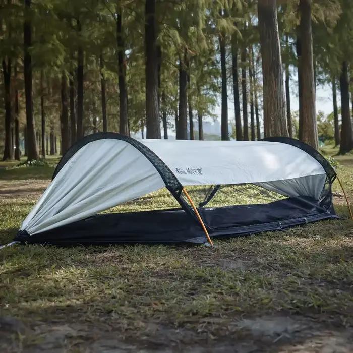 Hamac de voyage, anti-renversement extérieur, pare-soleil et anti-moustiques, personne simple ou dou